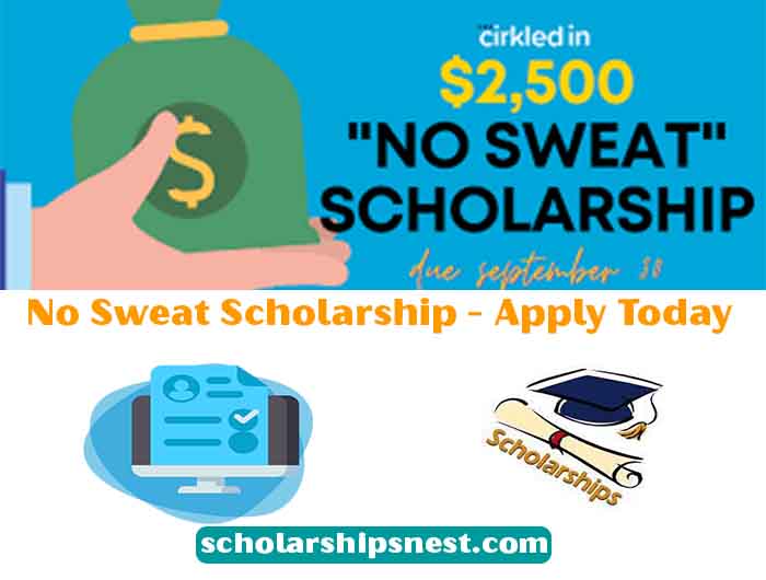 no sweat scholarship